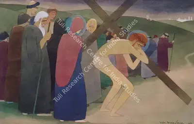Vishwanath Nageshkar (Artist), Way to Destiny, 1949, Painting