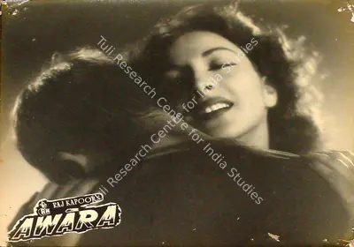 Radhu Karmakar (Cinematographer), Awara, 1951, Lobby Card