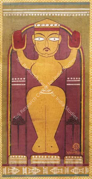 Jamini Roy (Artist), Crucifixion, Painting