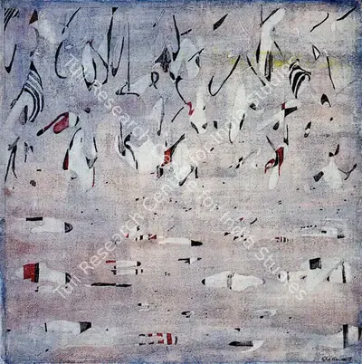 Balraj Khanna (Artist), Lake 1971, 1971, Painting