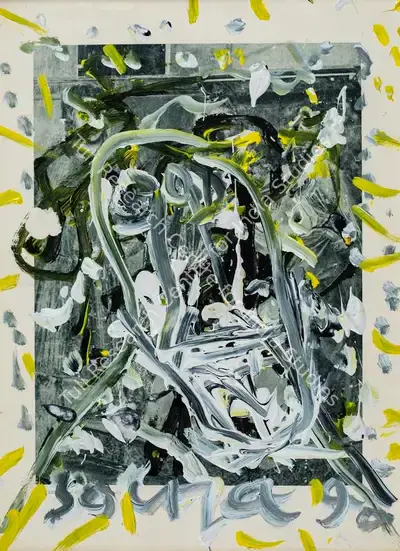 F.N. Souza (Artist), Untitled, 1990, Painting