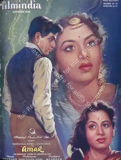 Baburao Patel (Editor), Filmindia, 1953, Magazine