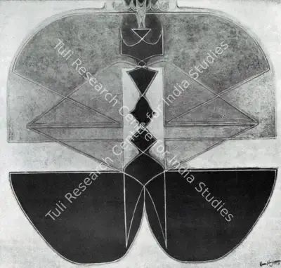 Rani Nanjappa (Artist), Homage to the Kolam, 1973, Painting
