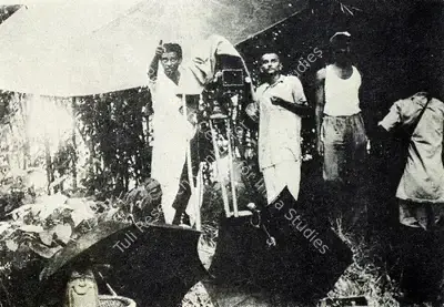 Subrata Mitra (Cinematographer), Pather Panchali, 1955, Working Still