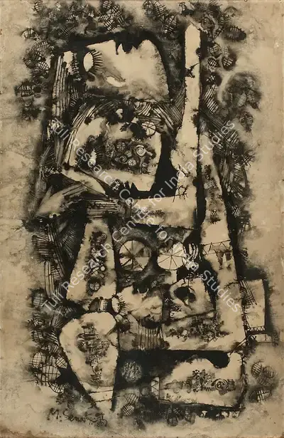 M. Senathipathi (Artist), Untitled, 1980, Painting