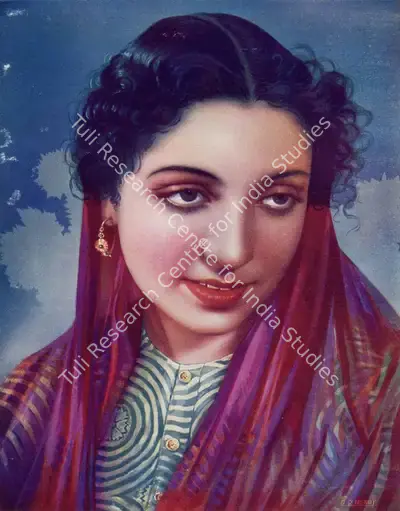 D.B. Neroy (Artist), Neroy, D.B. (Artist), Ragini | Oleograph, April 1944, Oleograph