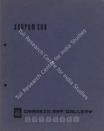 Anupam Sud (Artist), Anupam Sud, 1994, Solo Exhibition Catalogue