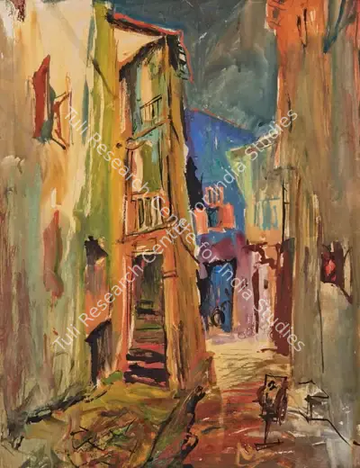 S.H. Raza (Artist), 44 Bomanji Lane, 1948, Painting