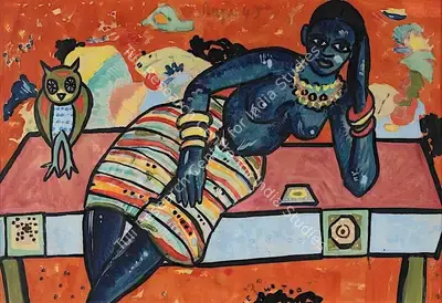 F.N. Souza (Artist), Untitled, 1945, Painting