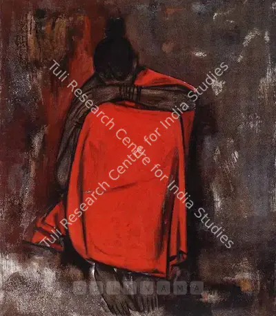 B. Prabha (Artist), Tears, 1963, Painting