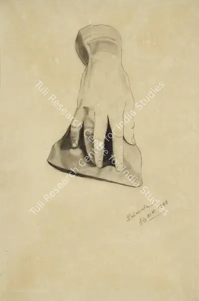 Jehangir Sabavala (Artist), Untitled, 1942, Drawing