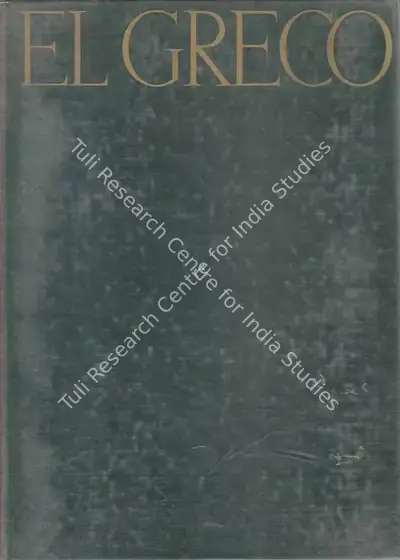 El Greco, 1938, Edited Book