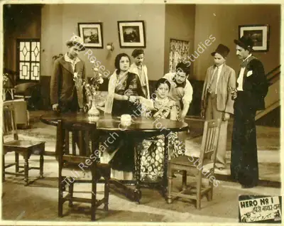 Shanker Bhatt (Producer), Hero No 1, 1939, Lobby Card