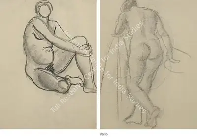 Amrita Sher-Gil (Artist), Untitled, 1930, Drawing