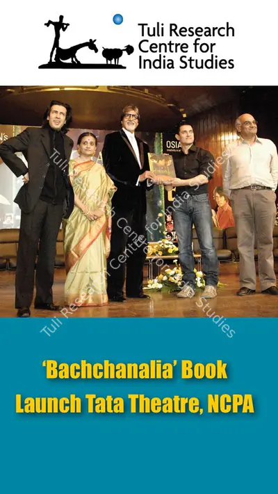Tuli Research Centre for India Studies (Editor), Bachchanalia' Book Launch Tata Theatre, NCPA., 2009, In-house Video
