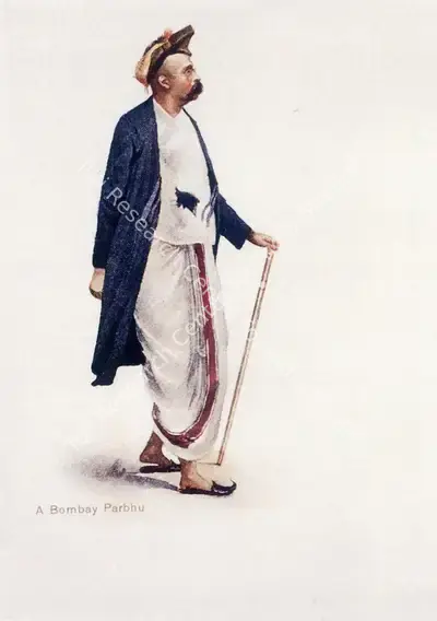 M.V. Dhurandhar (Artist), A Bombay Parbhu, 1905, Painting