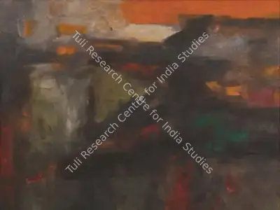 K.M. Adimoolam (Artist), Reflex, 1995, Painting