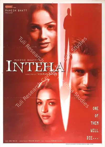 Mukesh Bhatt (Producer), Inteha, 2003, Full Sheet Poster