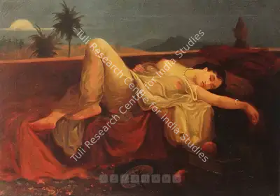 V.A. Mali (Artist), Reclining Woman, Painting