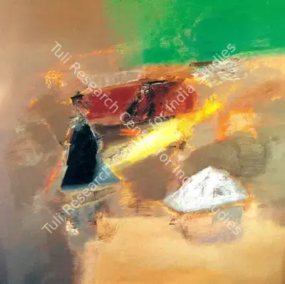 Laxman Shreshtha (Artist), Untitled, 1998, Painting