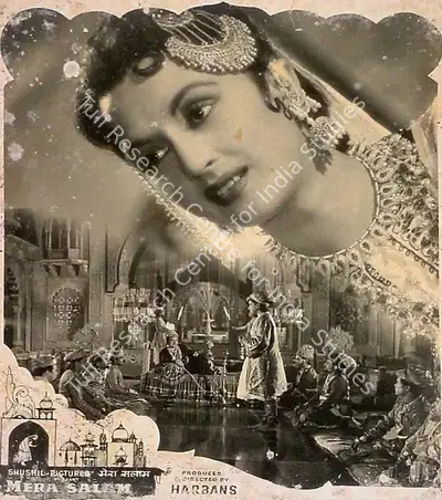 Harbans (Producer), Mera Salam, 1957, Lobby Card