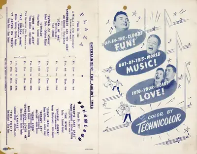 Richard Quine (Director), Rainbow 'Round My Shoulder, 1952, Handbill