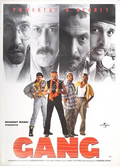 Mazhar Khan (Producer), Gang, 2000, Full Sheet Poster