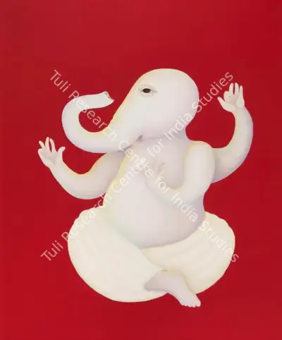 Manjit Bawa (Artist), Untitled (Ganesh), 1998, Painting