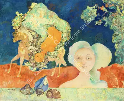 Sakti Burman (Artist), Untitled, 1980, Painting