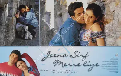 Vashu Bhagnani (Producer), Jeena Sirf Merre Liye, 2002, Lobby Card