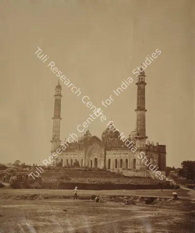 Studio V. & E. Pont (Photographic Studio), Great Mosque inside Imambara, Lucknow, 1870, Antiquarian Photograph
