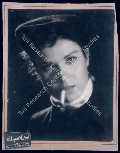 Naresh Saigal (Director), Night Club, 1958, Photographic Still Mounted on Lobby Card