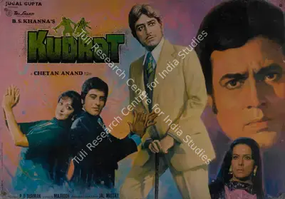 Jal Mistry (Cinematographer), Kudrat, 1981, Lobby Card