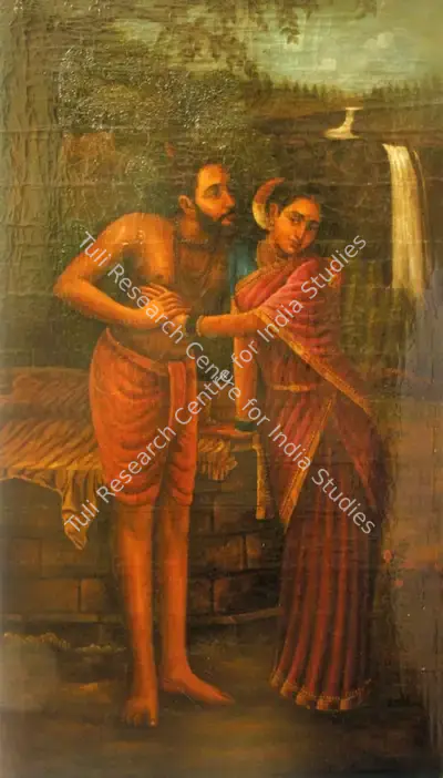 Raja Ravi Varma (Artist), Arjun Subhadra, Painting