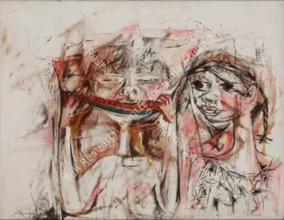 Krishen Khanna (Artist), Untitled, 1955, Painting