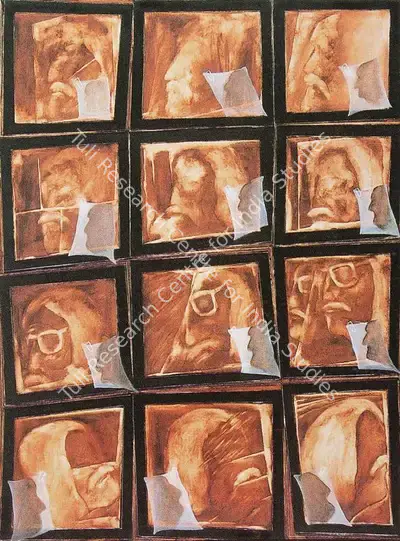 Navjot (Artist), Visions of the Self as the Other, 1997, Painting