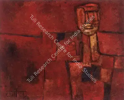 Satish Gujral (Artist), Brothers, 1963, Painting