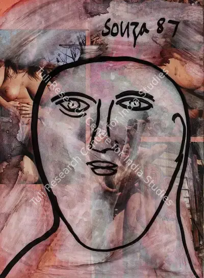 F.N. Souza (Artist), Untitled, 1987, Painting