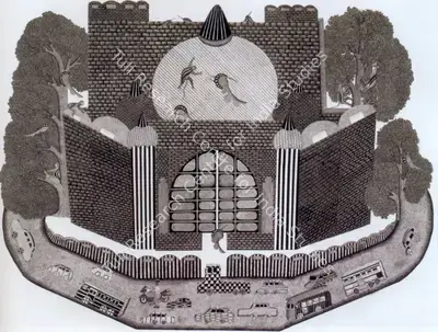 Mayank Shyam (Artist), Delhi Fort, 2007, Painting