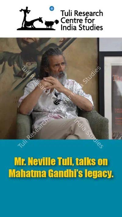 Tuli Research Centre for India Studies (Editor), Mr. Neville Tuli talks on Mahatma Gandhi's Legacy, 2025, In-house Video