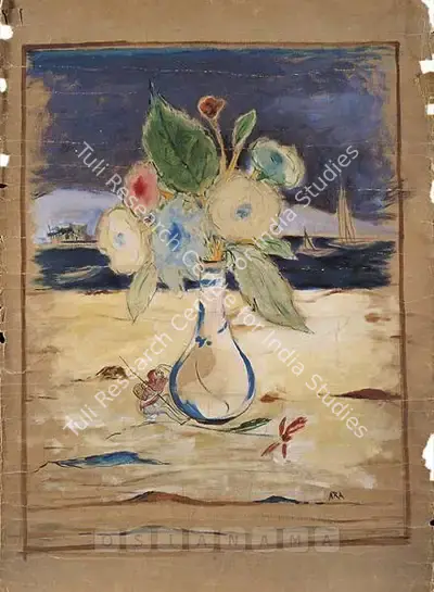 K.H. Ara (Artist), Woman, 1940, Painting