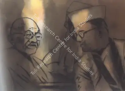 Atul Dodiya (Artist), At The Haripura Congress, 2000, Painting