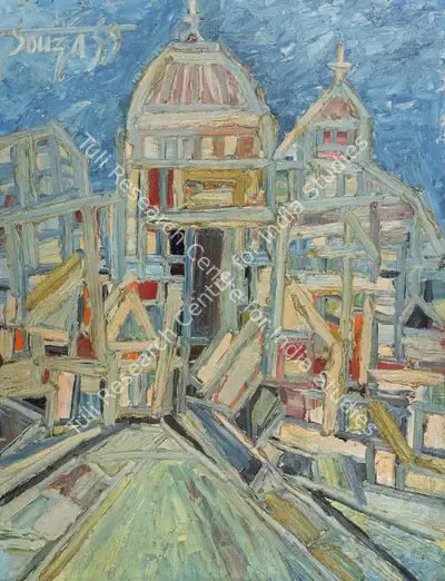 Souza, F.N. (Artist). Untitled. Oil on board, 1959 | Painting | FineArts | 00336067