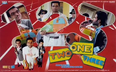 Kumar Mangat (Producer), One Two Three, 2008, Lobby Card