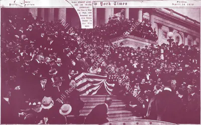 Adolph Ochs (Publisher), Liberty Bond Drive, 1918, Newspaper Clipping