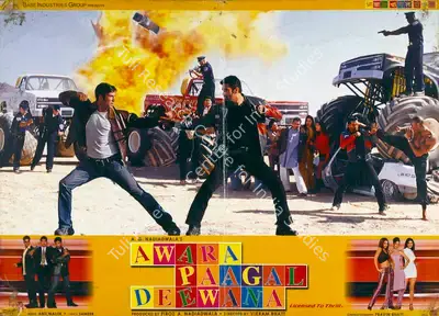 Firoz A. Nadiadwala (Producer), Awara Paagal Deewana, 2002, Lobby Card