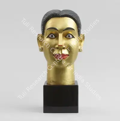 Ravinder Reddy (Artist), Head (Black), Sculpture