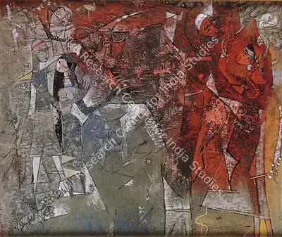 G.R. Santosh (Artist), Kashmir Series, 1957, Painting