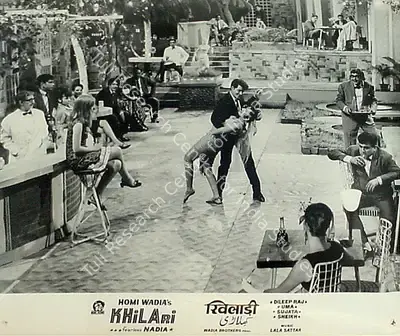 Anant Wadadeker (Cinematographer), Khilari, 1968, Lobby Card