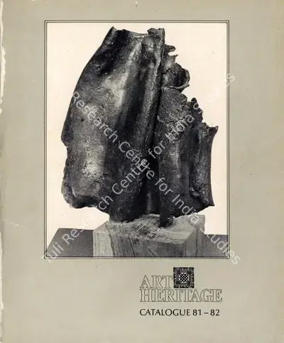 Ebrahim Alkazi (Editor), Art Heritage, 1982, Journal